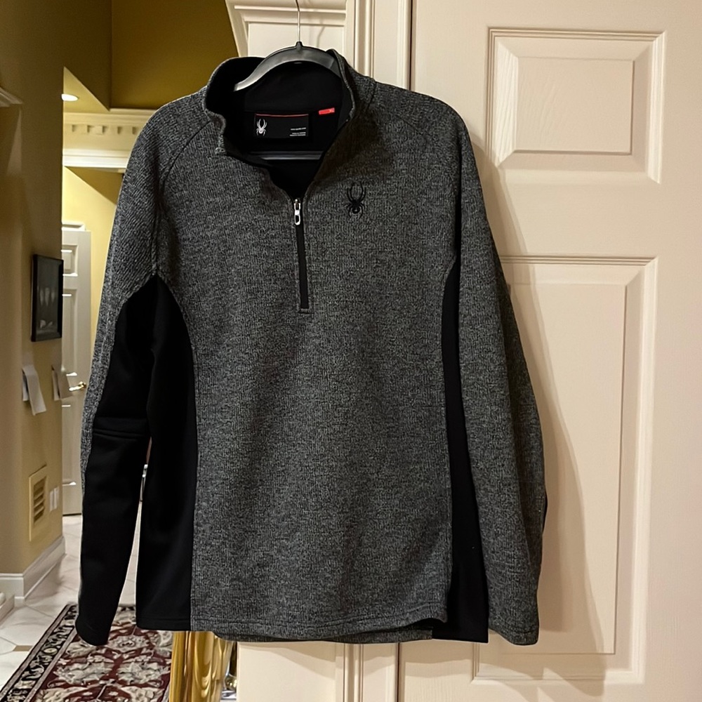 SPYDER Outbound sweater . 1/4 zip, XL excellent condition , like new .
